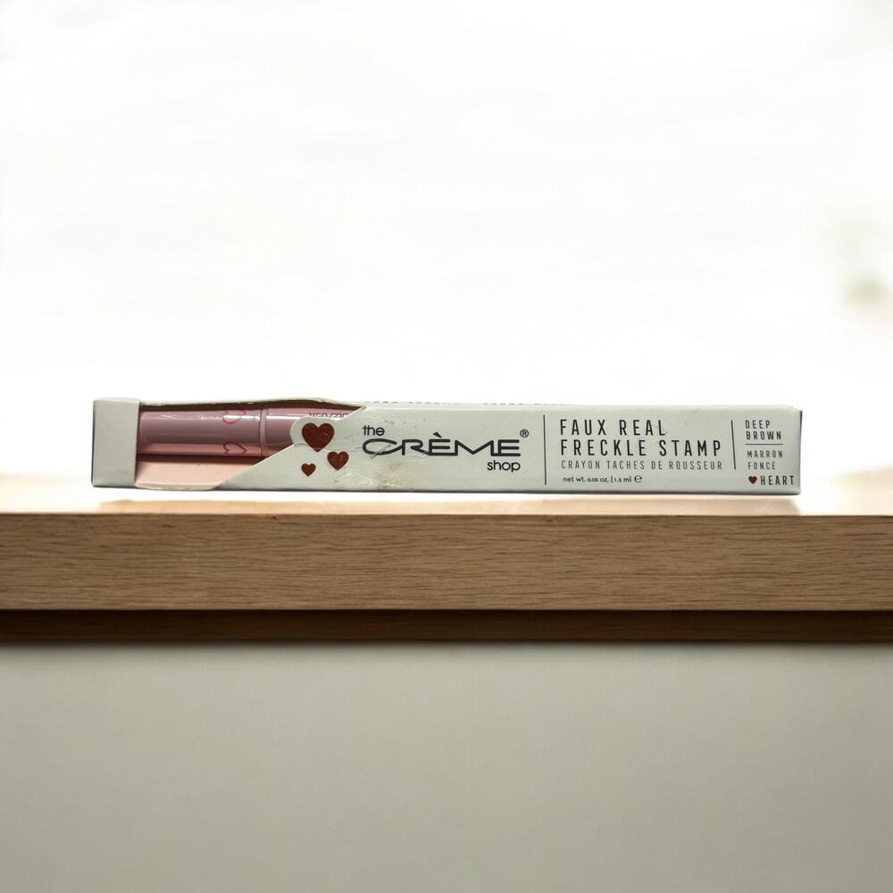 The Crème Shop Faux Real Freckle Stamp - Deep Brown - Heart Stamp
